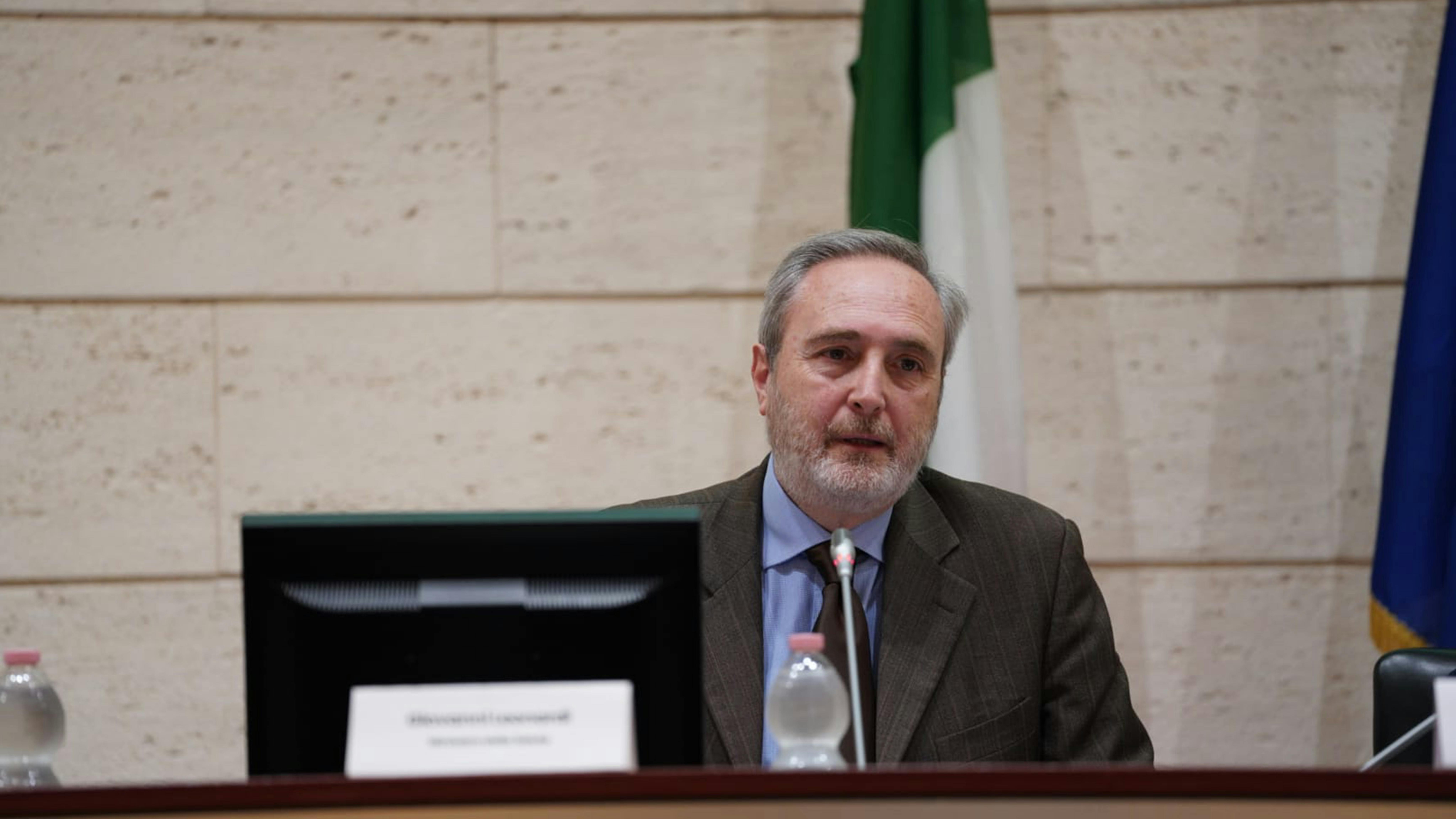 L'intervento di Giovanni Leonardi, Capo Dipartimento della salute umana, della salute animale e dell'ecosistema (One Health) e dei rapporti internazionali, del Ministero della Salute.