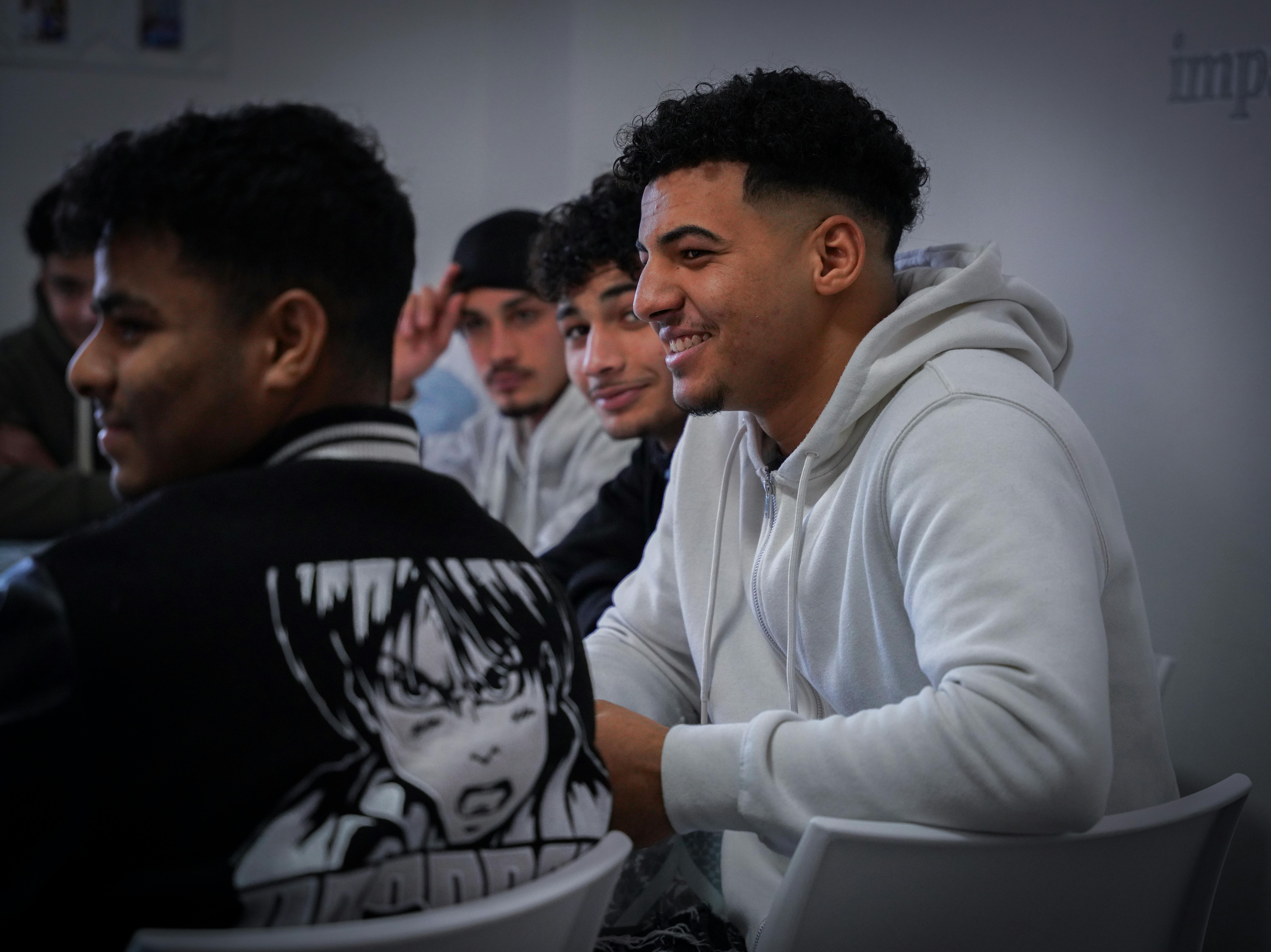 Mohammed, 17 anni, arrivato dall'Egitto