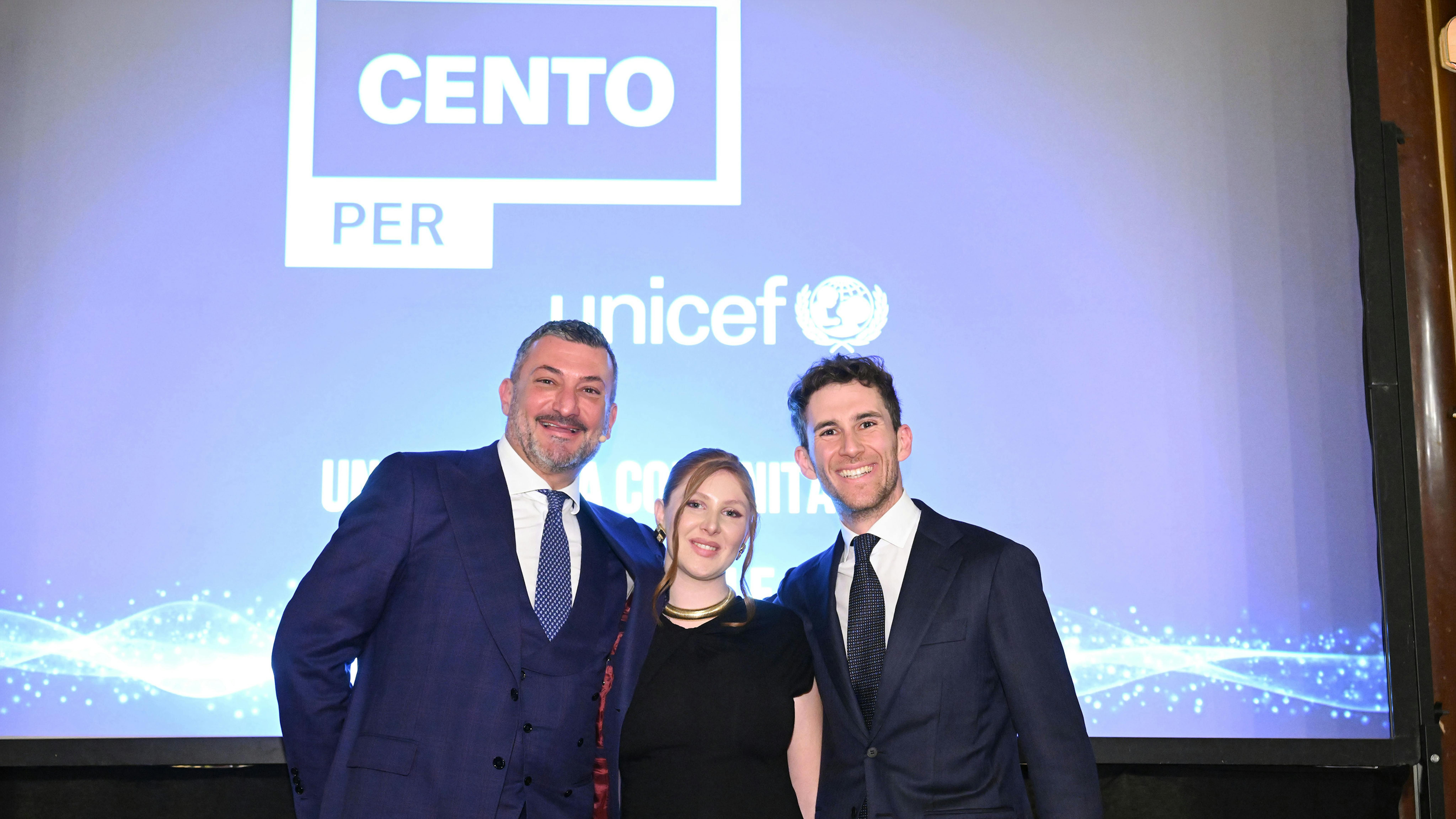 I 3 founder member di CENTO: Cristiano Di Gioisa (Presidente Cento), Lavinia Silvestrini, Federico Gabrielli