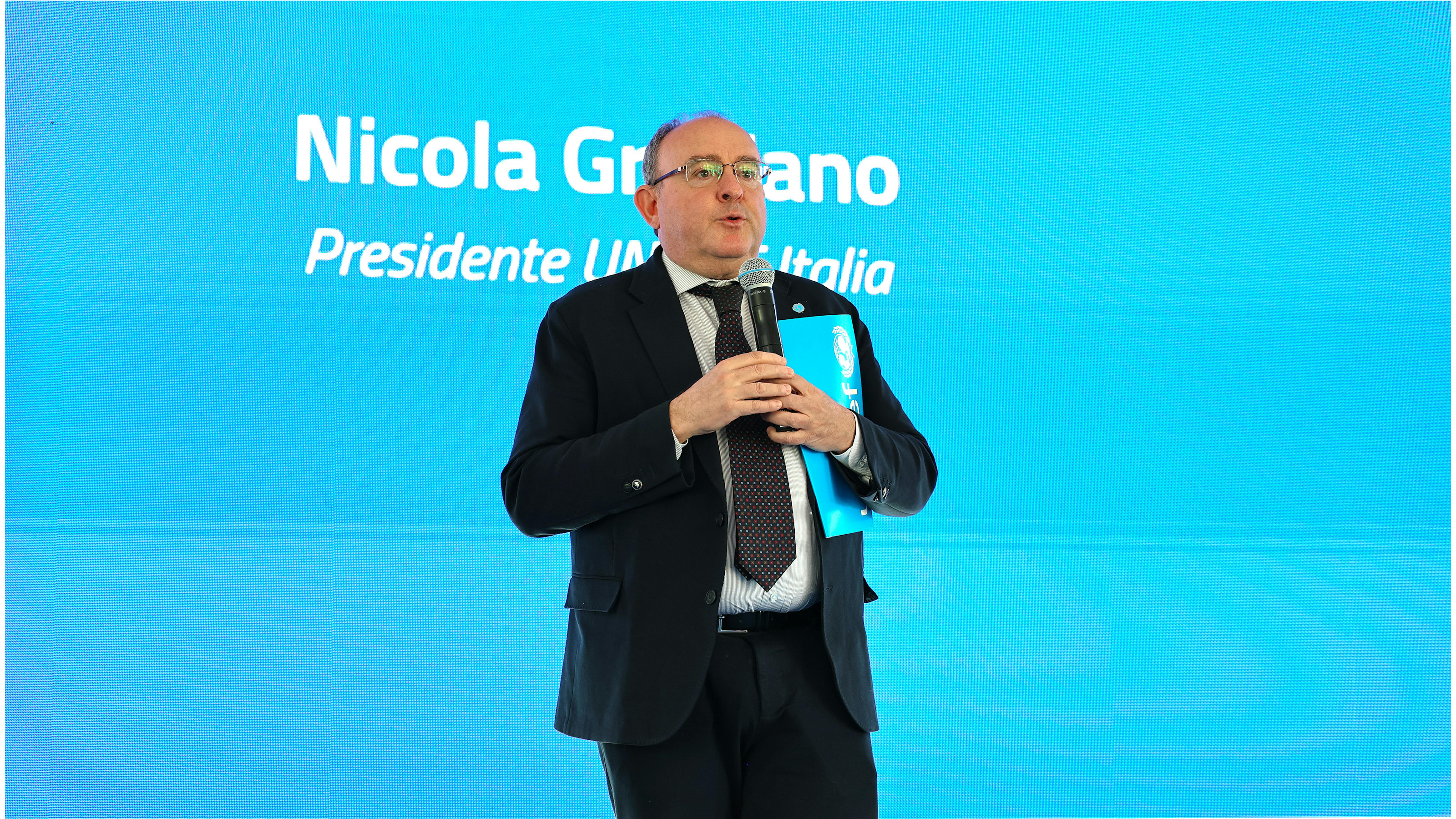 L'intervento del Presidente dell'UNICEF Italia Nicola Graziano - © INPS