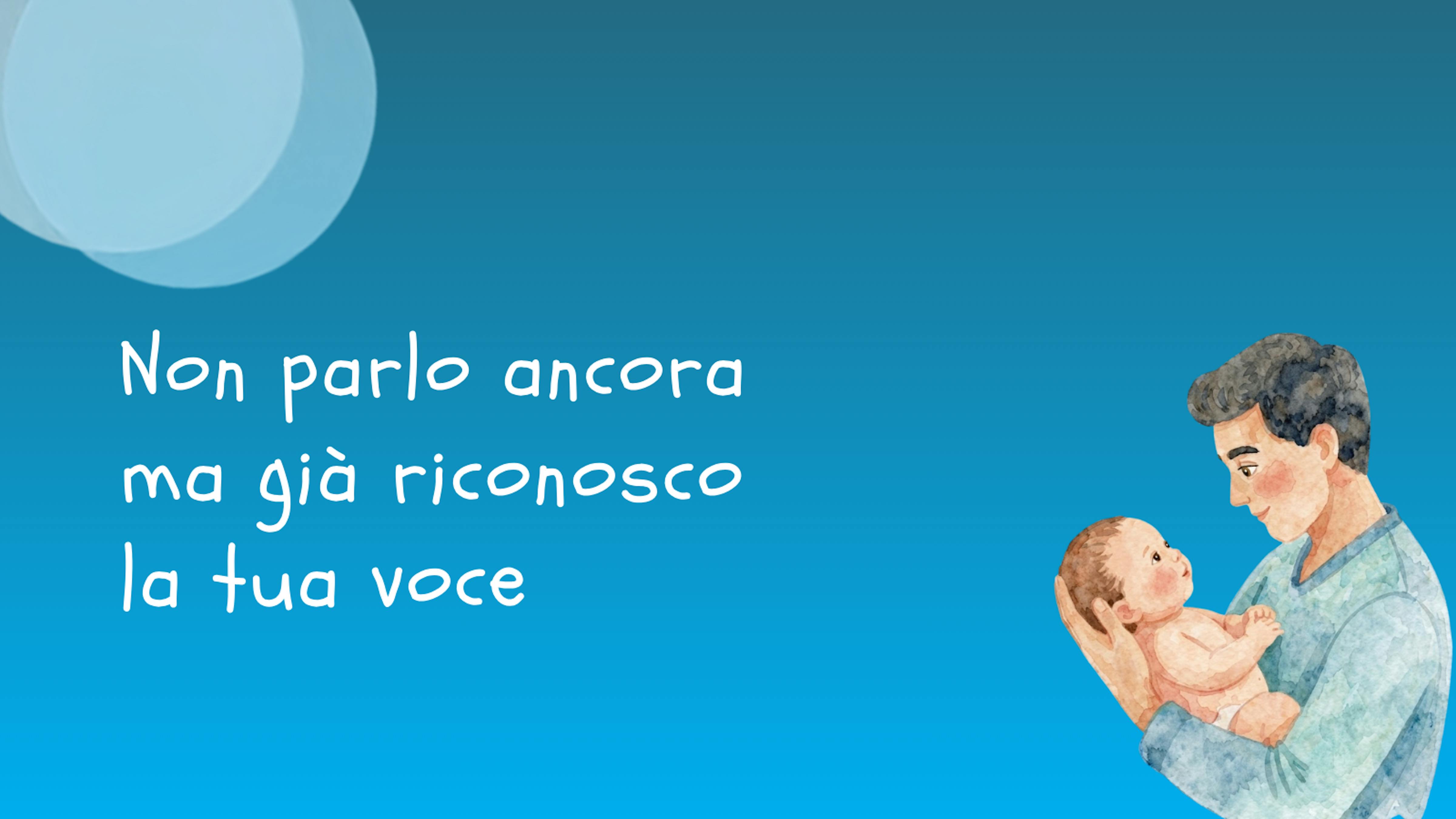 Slide sostenere l'allattamento da papà