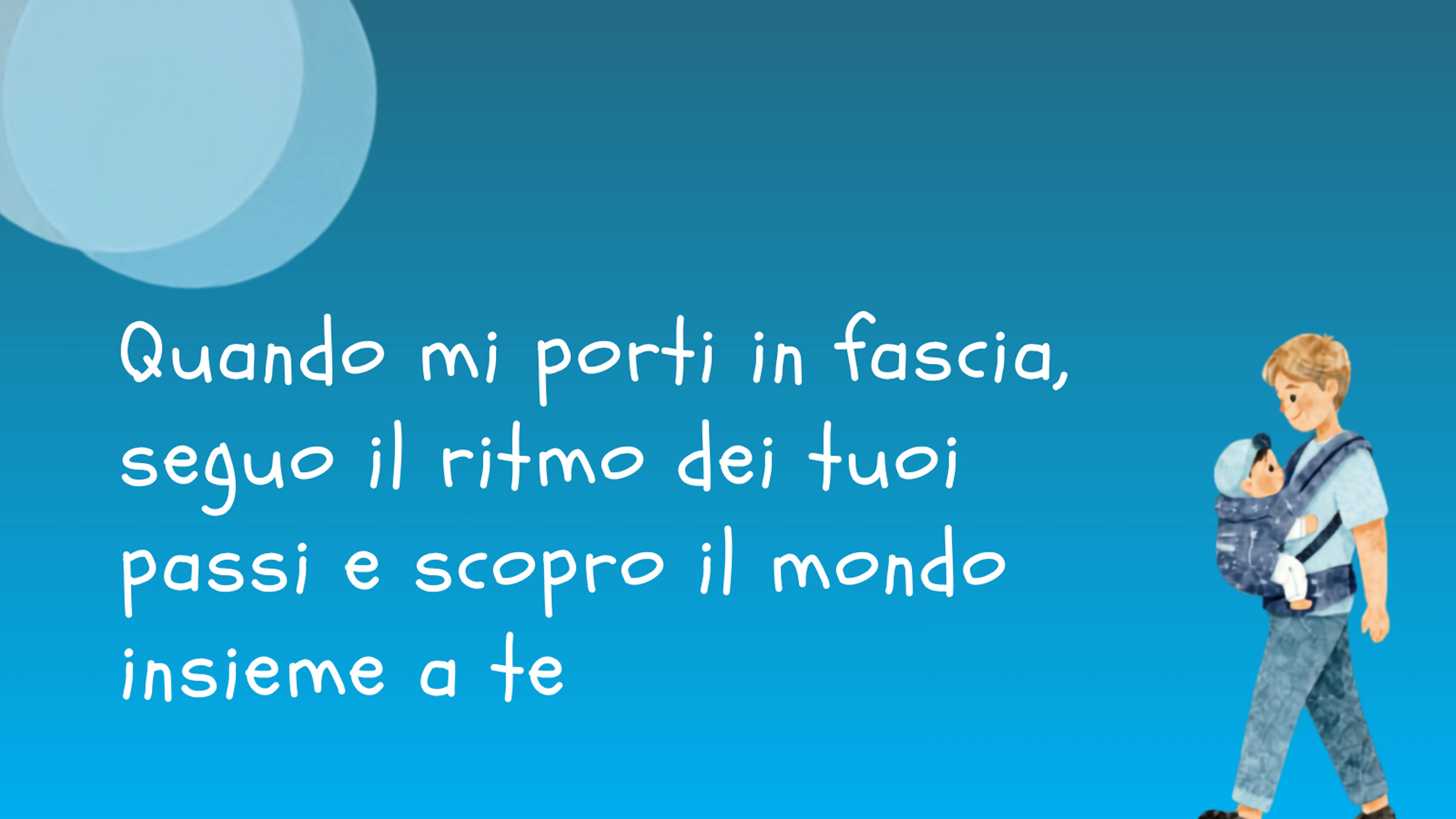 Slide sostenere l'allattamento da papà