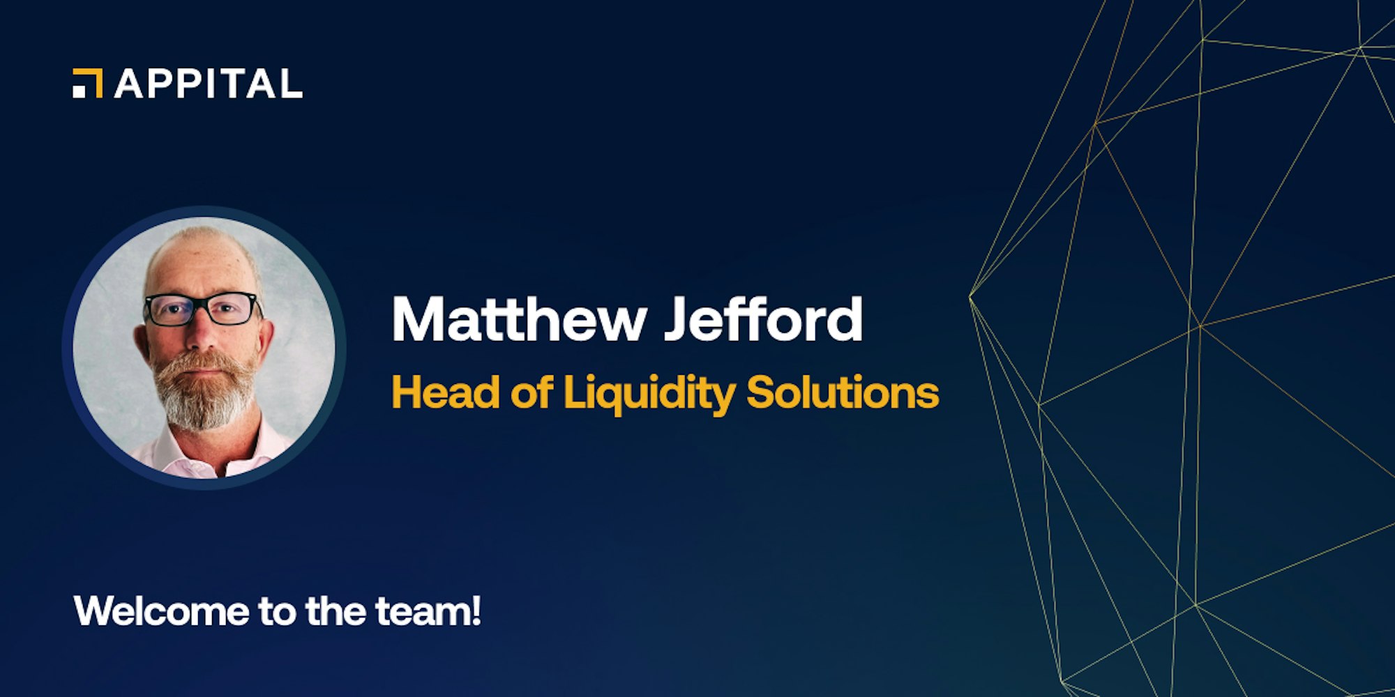 Appital appoints equity markets specialist Matthew Jefford to accelerate growth