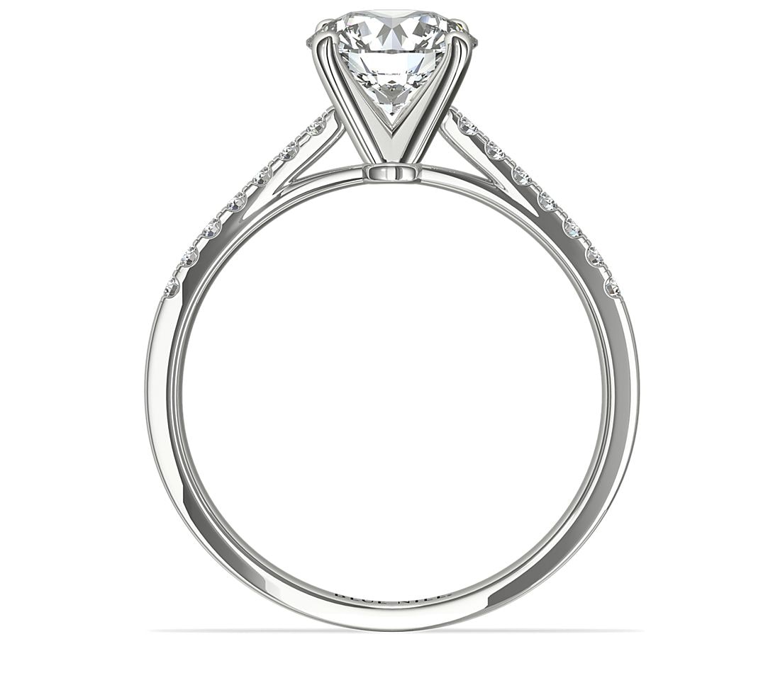 Cathedral setting diamond ring 