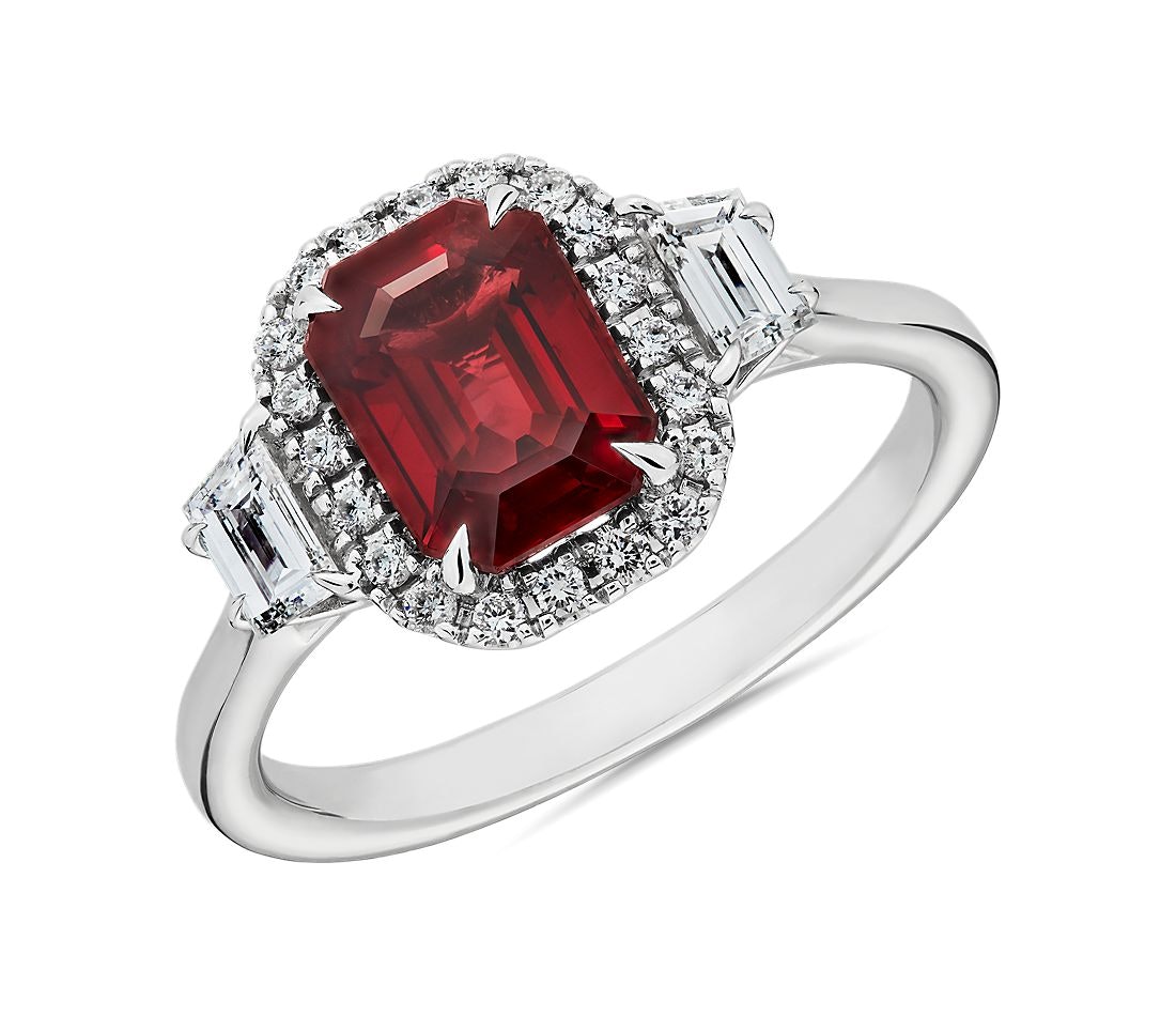 Ruby engagement ring 