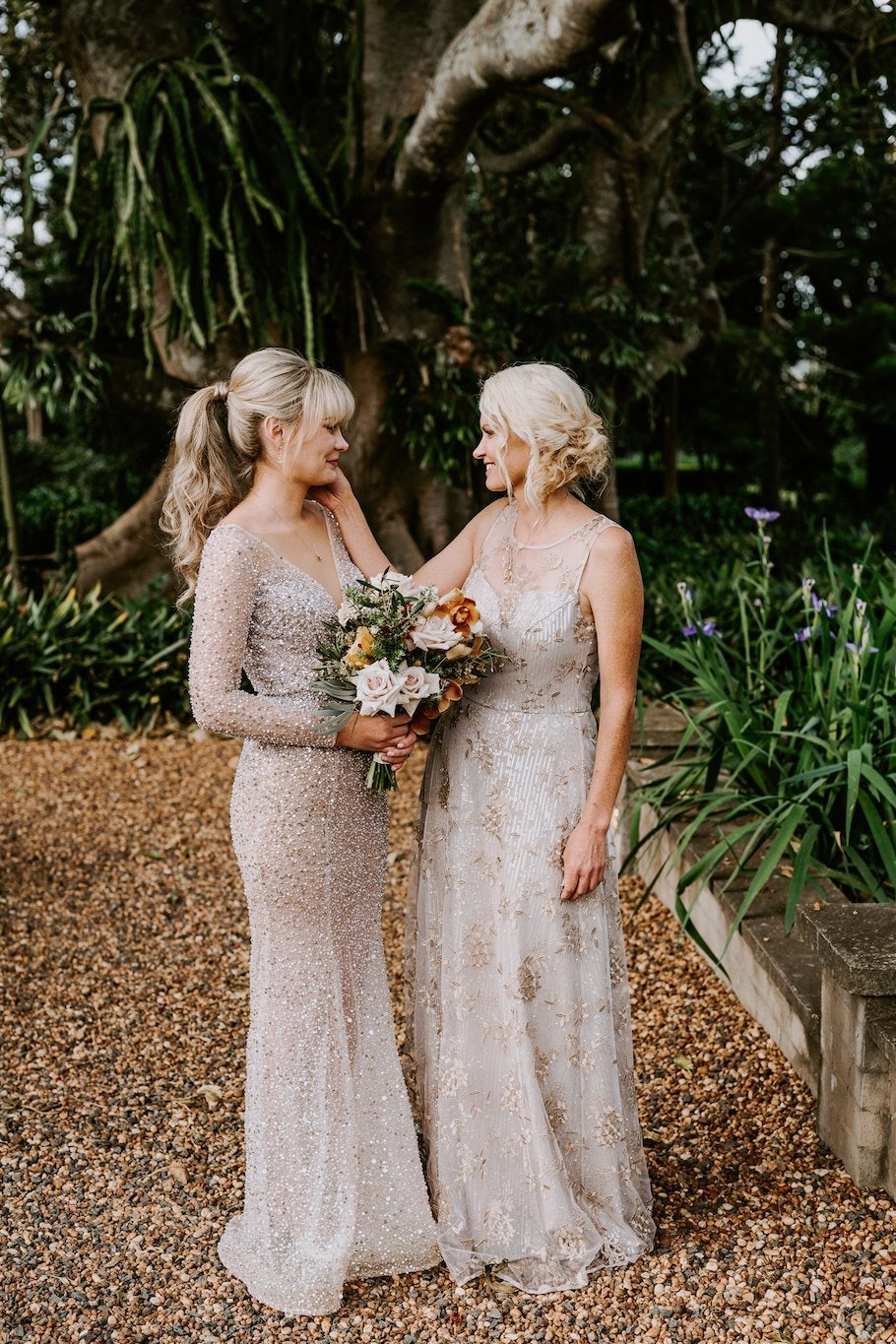 Bride and mother-of-the-bride