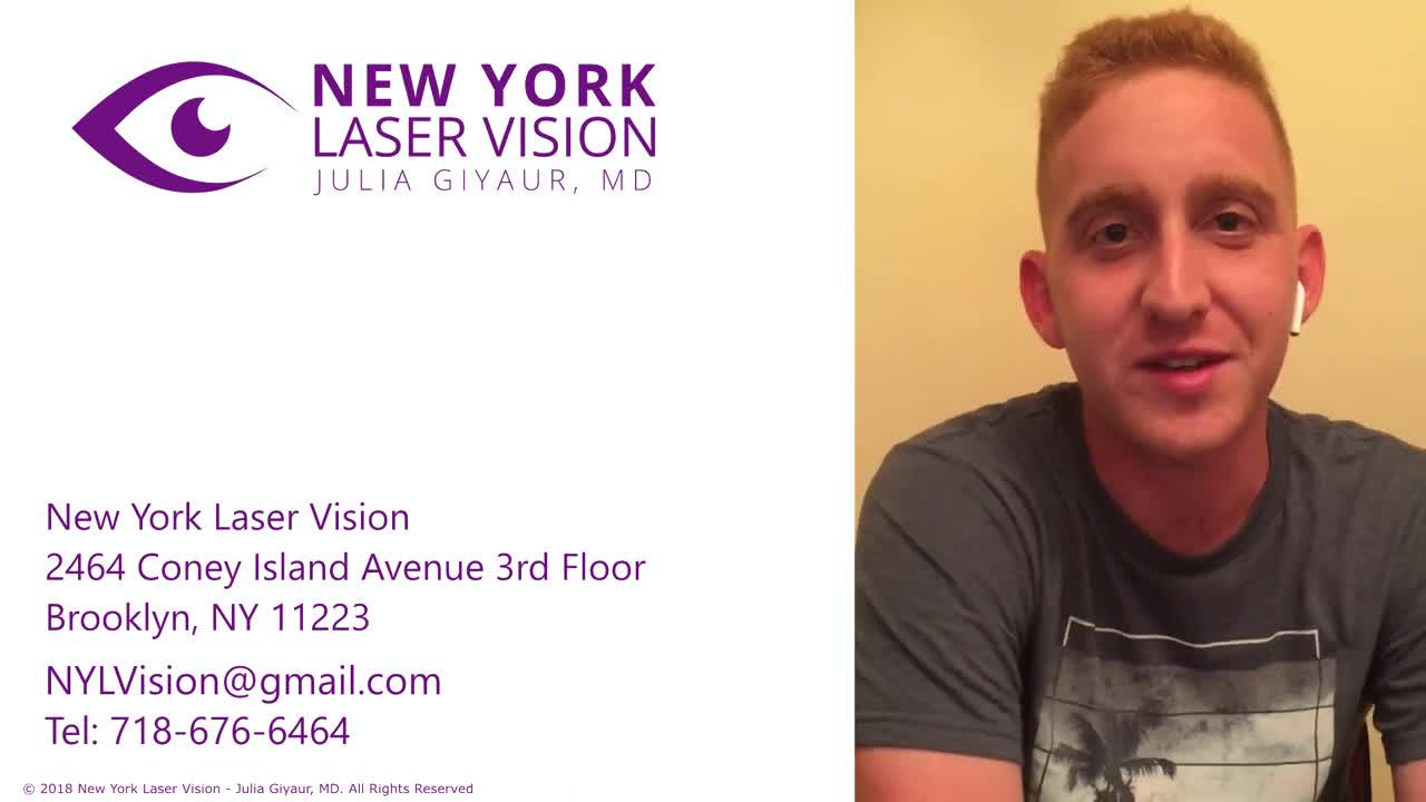 LASIK eye surgery patient in NYC shares review of New York Laser Vision