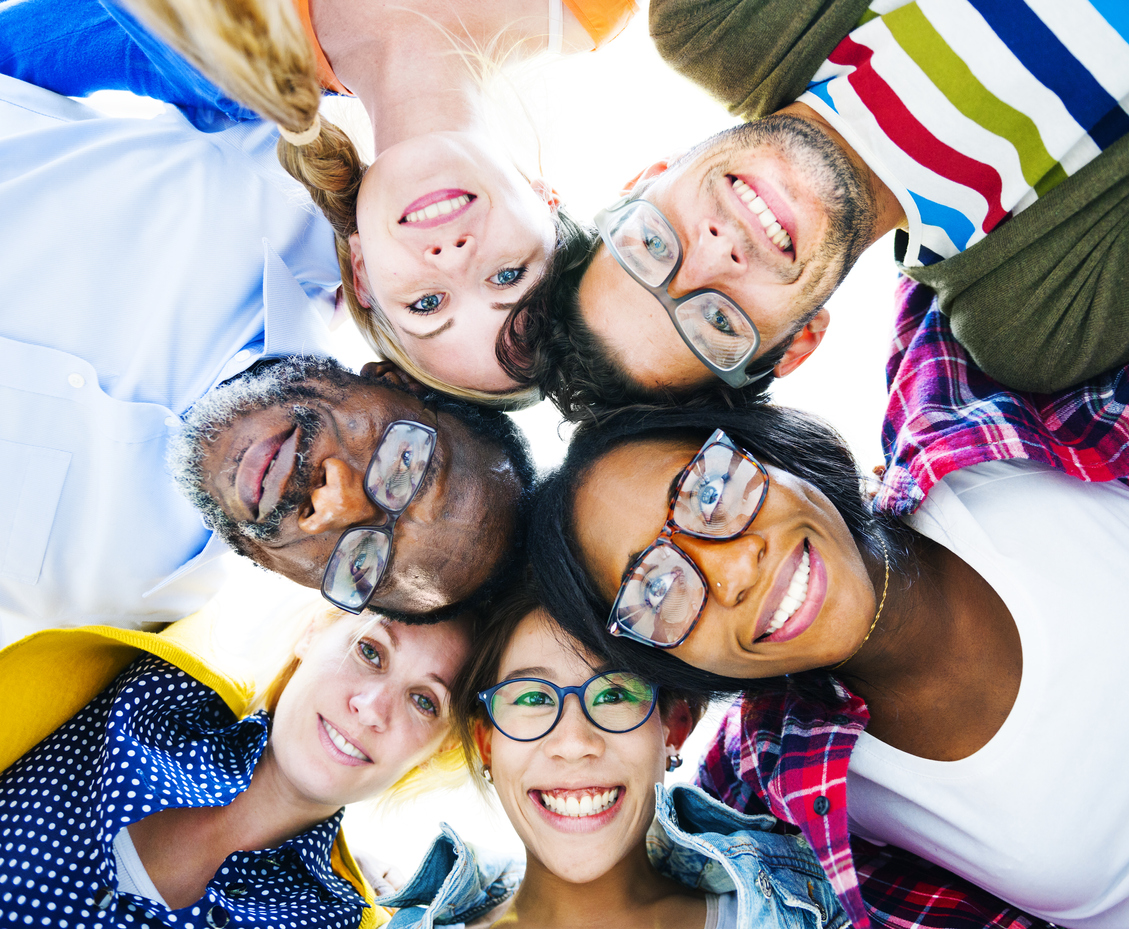 Smiling group of people