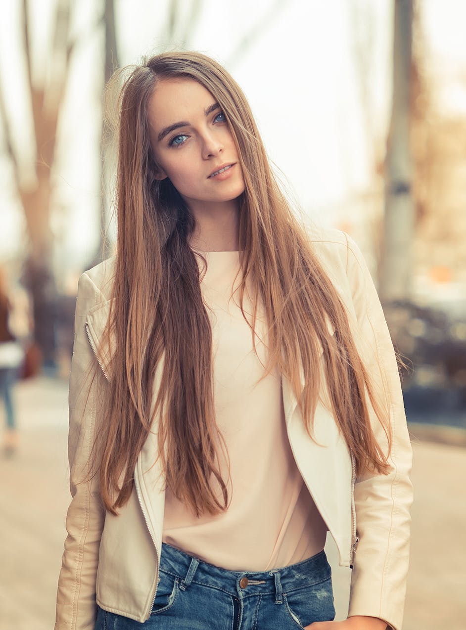 woman with great skin after microneedling in henderson