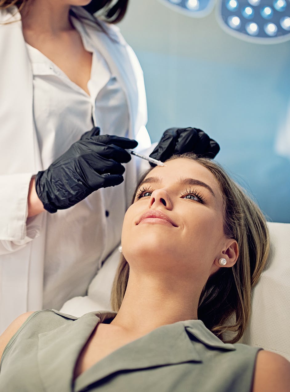 client getting botox in henderson