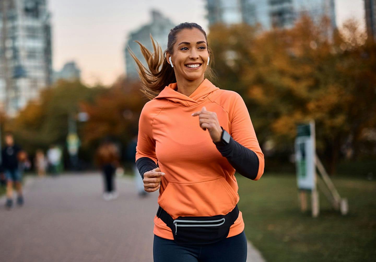 woman running after taking Tirzepatide in Stuart, FL