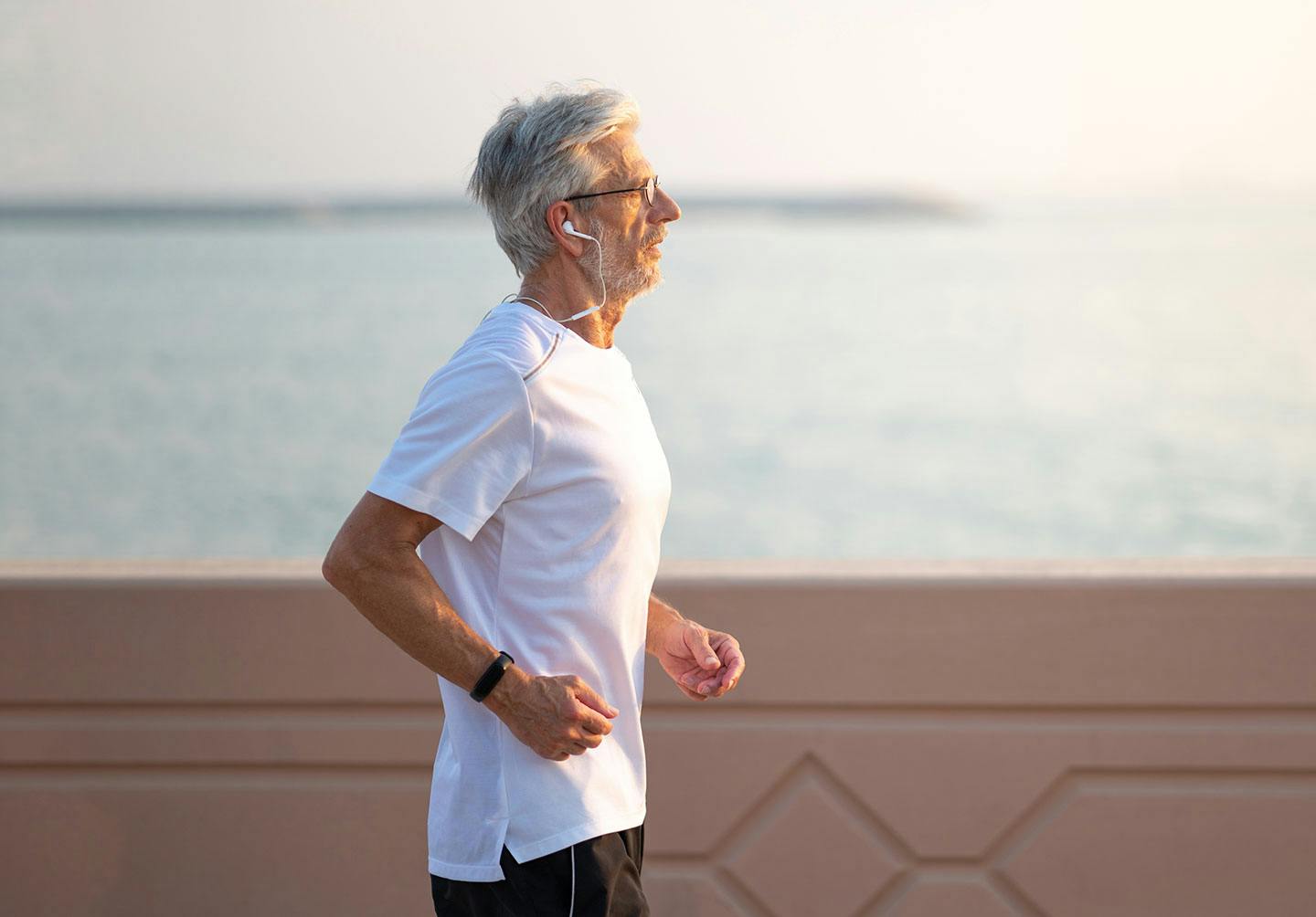 man running after TriMix treatment in Salt Lake City