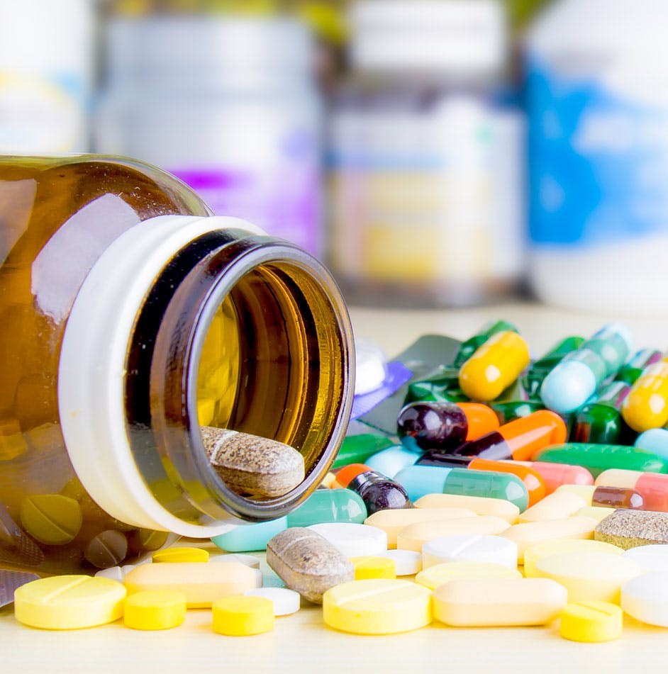 Pill bottle with Semaglutide medication in Memphis, TN