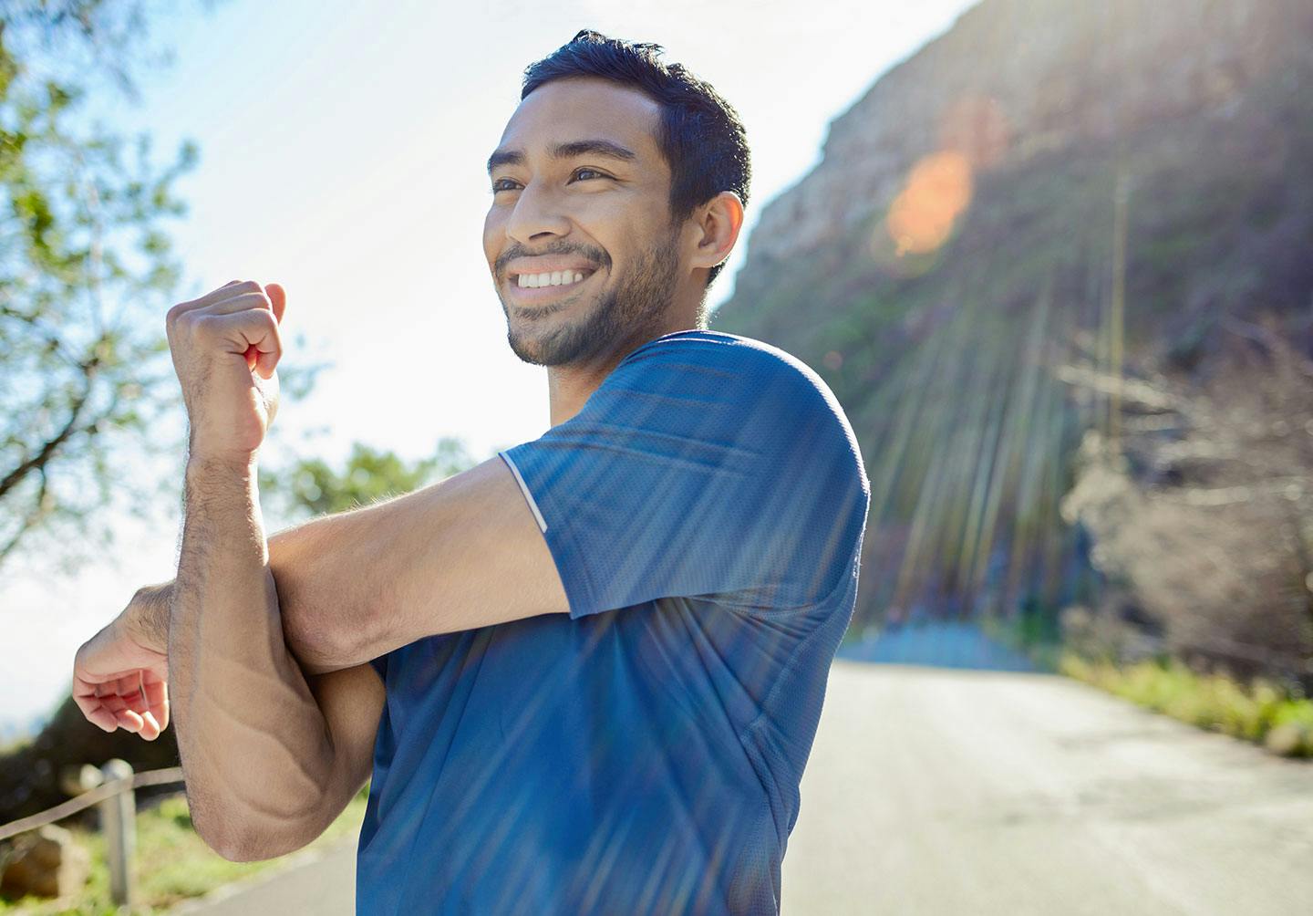 man running after IV Therapy in Las Vegas