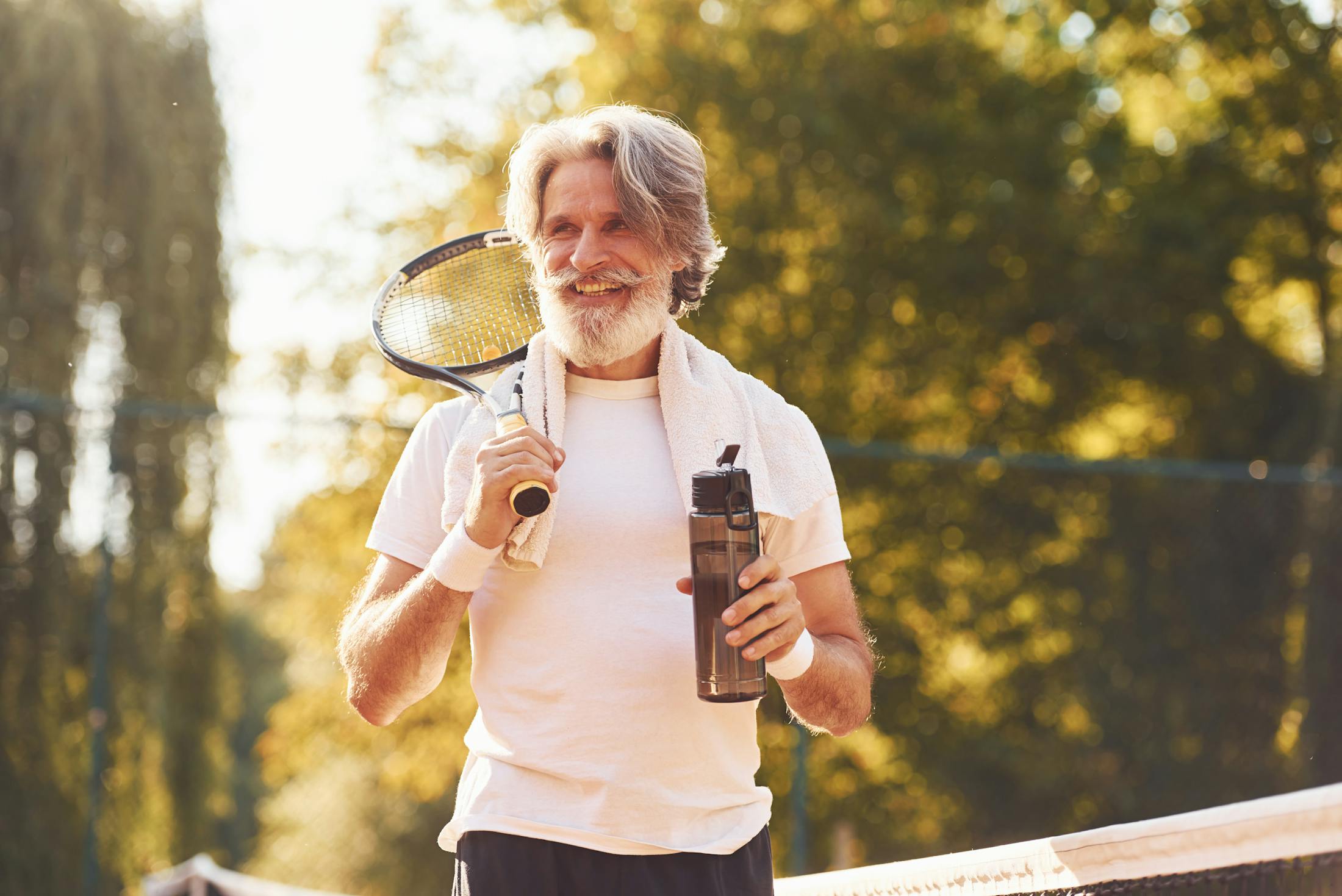 Happy man ater growth hormone therapy in Kernersville