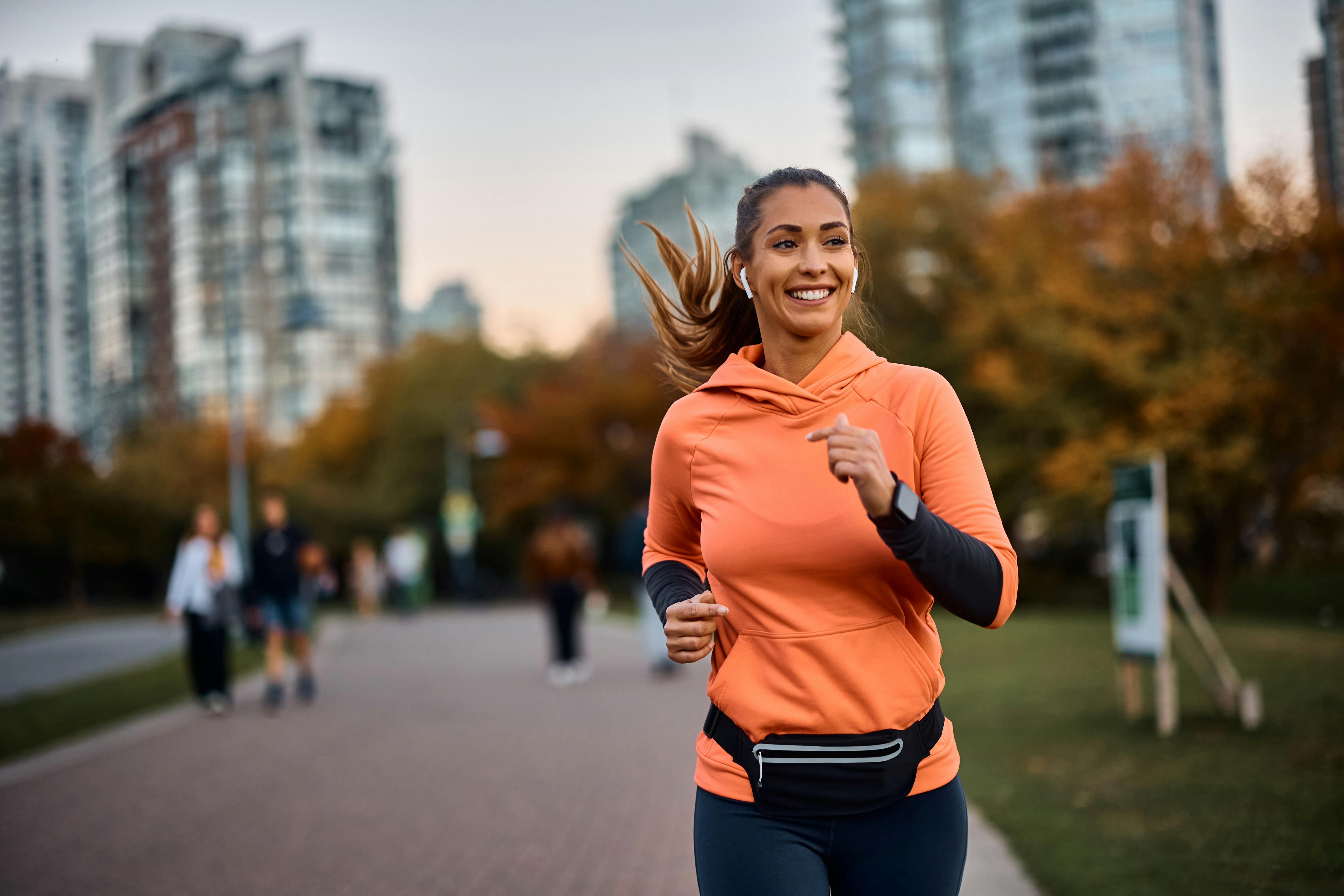 woman jogging after GLP-1 treatments in Colorado Springs, CO