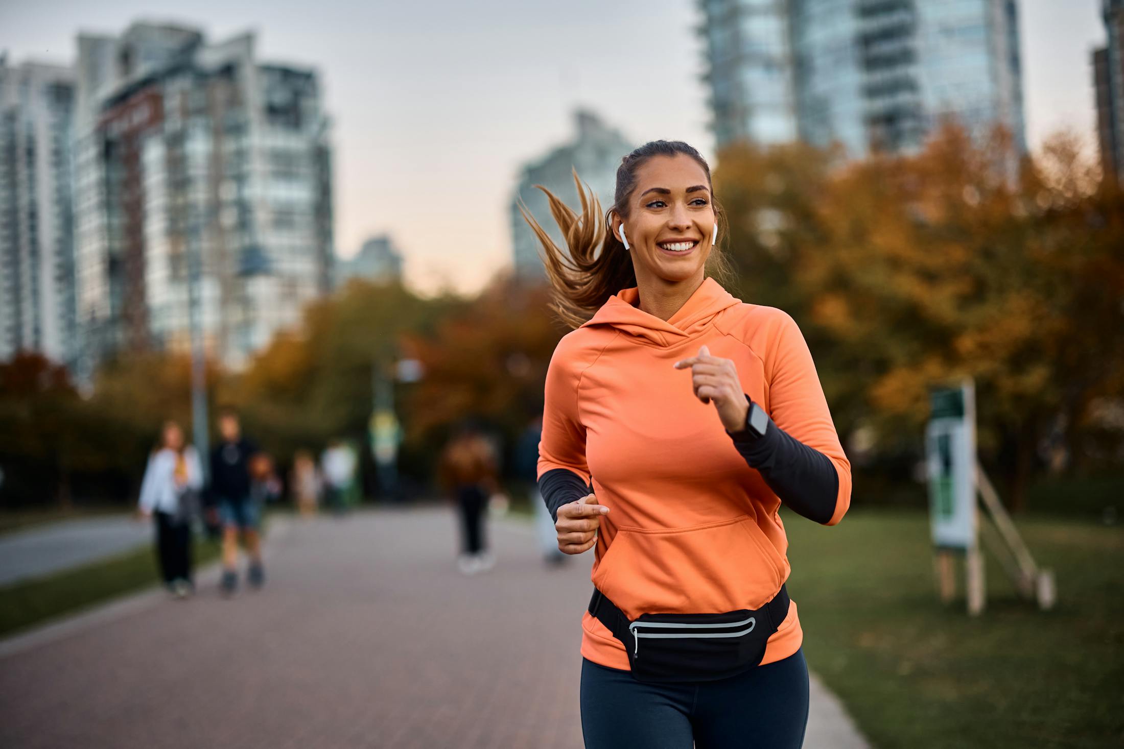 Woman jogging after semaglutide in Colorado Springs