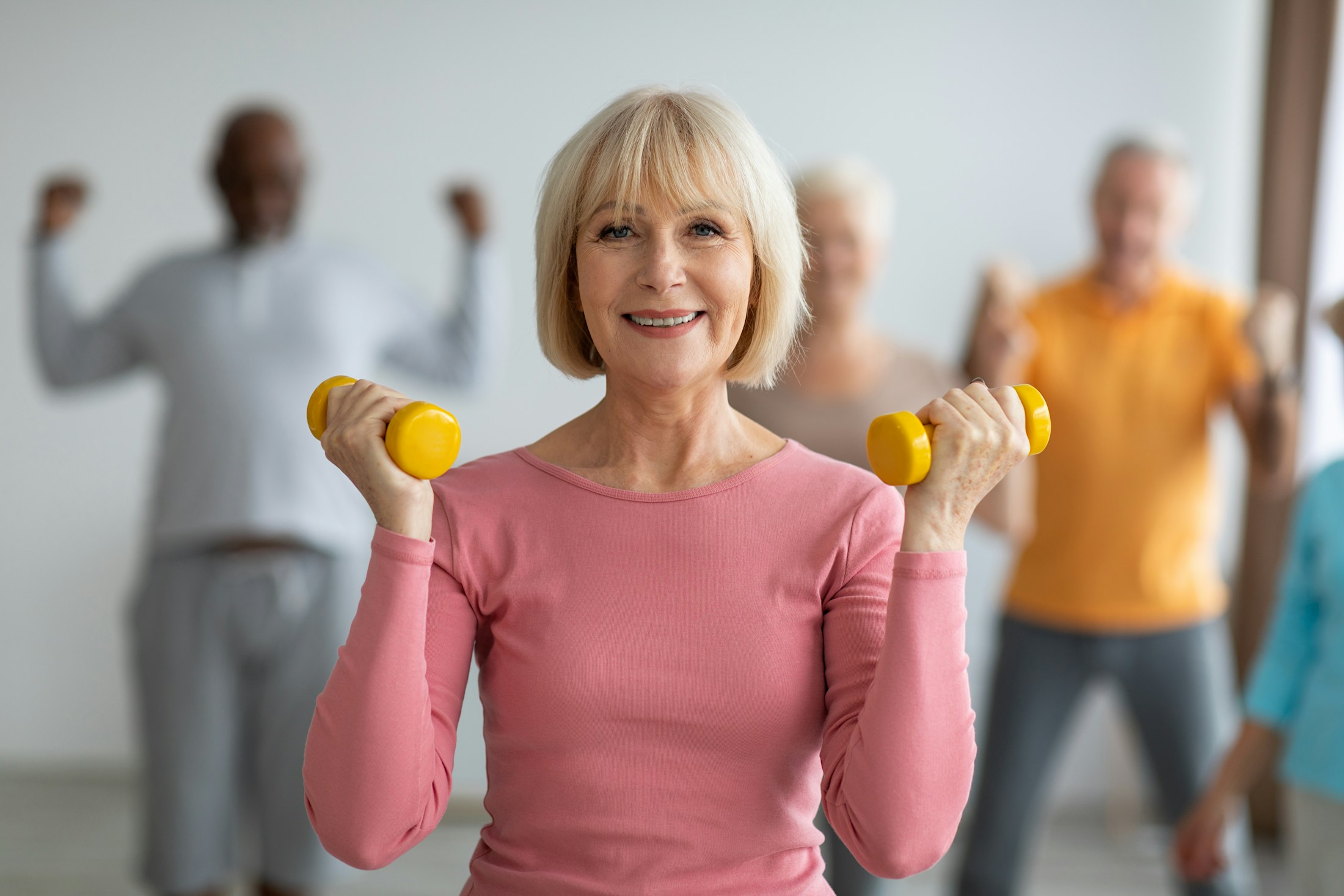 woman working out and happy after semaglutide in Aurora, CO