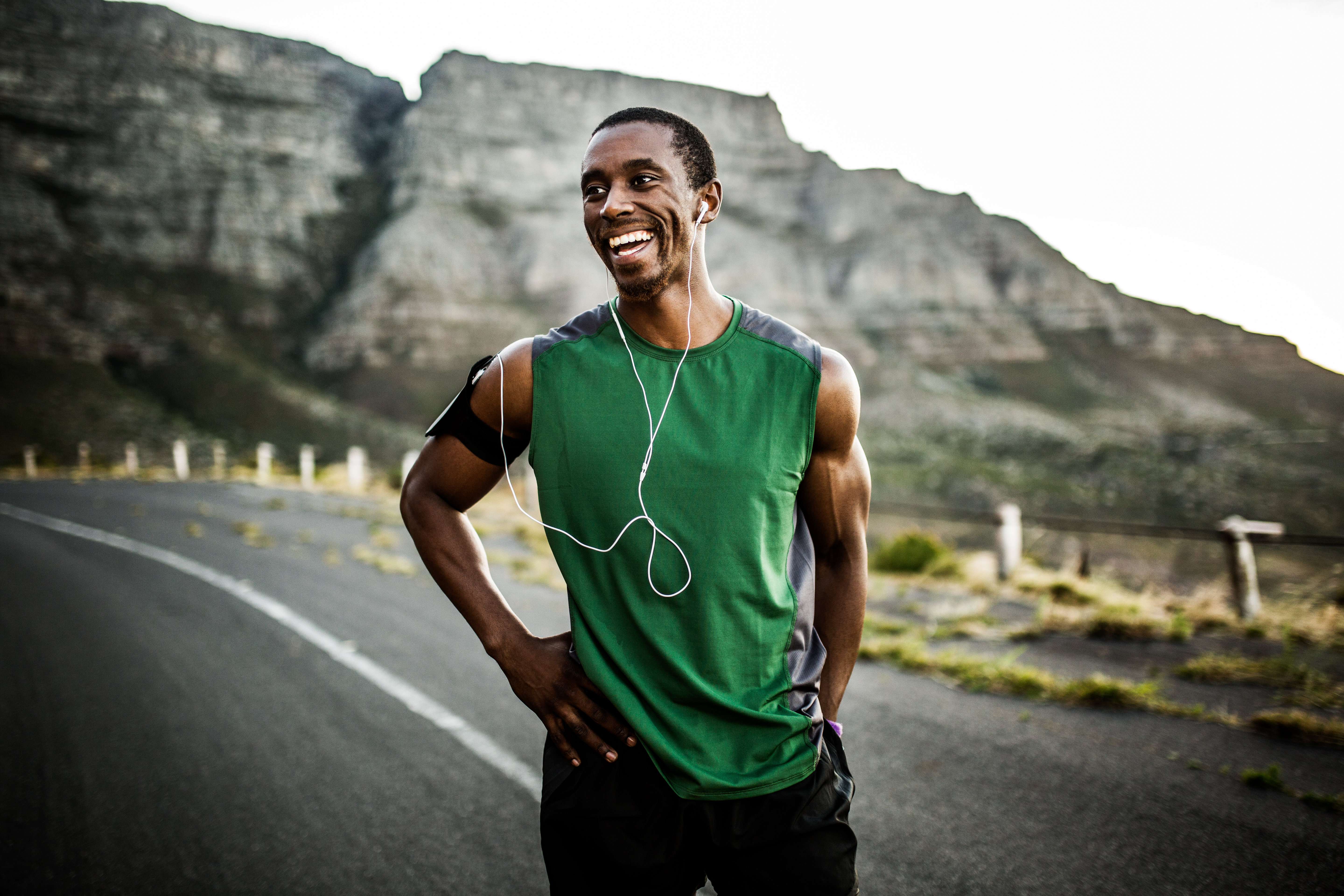 Fit man exercising outside after medical weight loss program from Genesis Lifestyle Medicine.