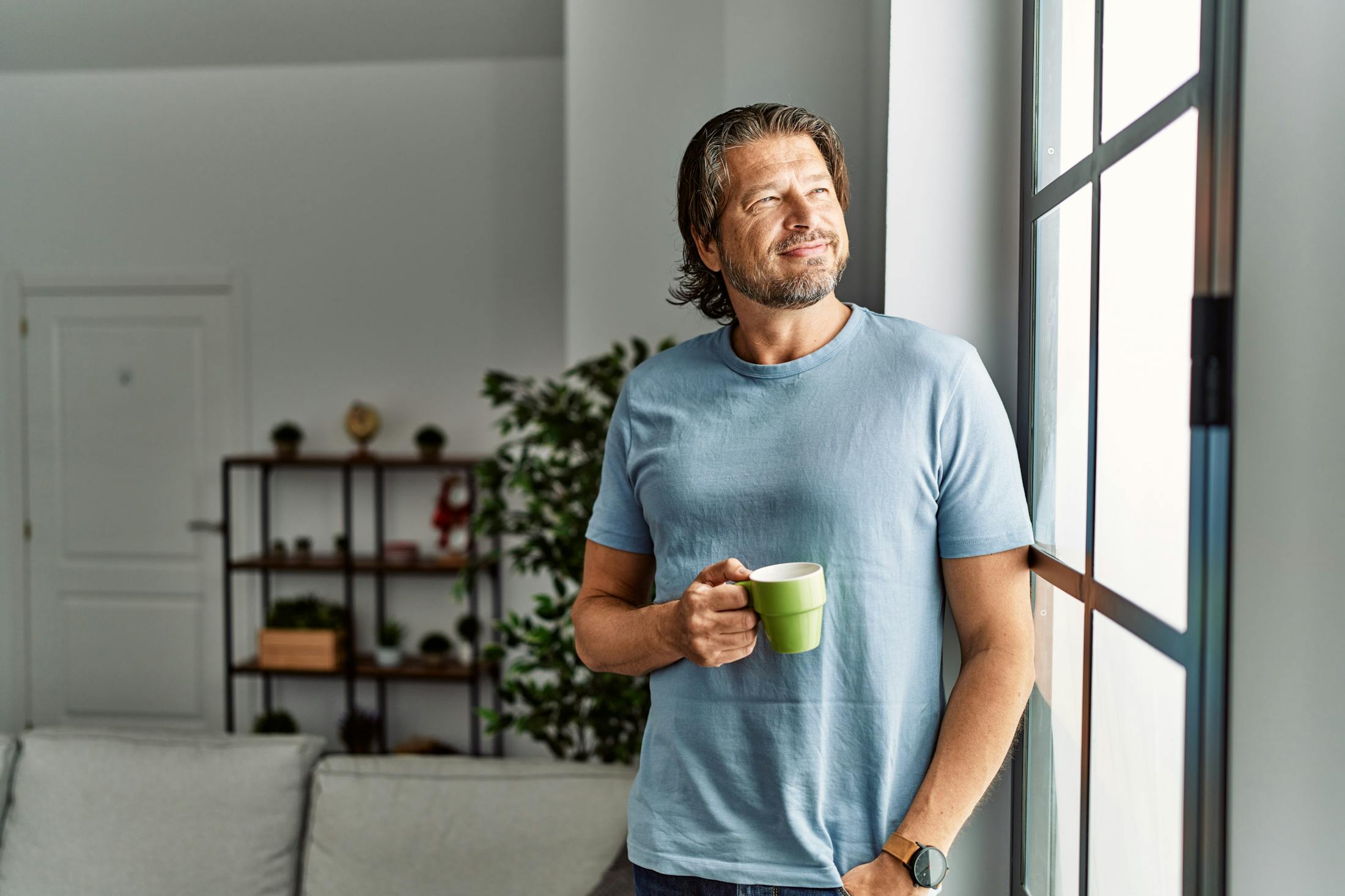 man after testosterone therapy in Corona