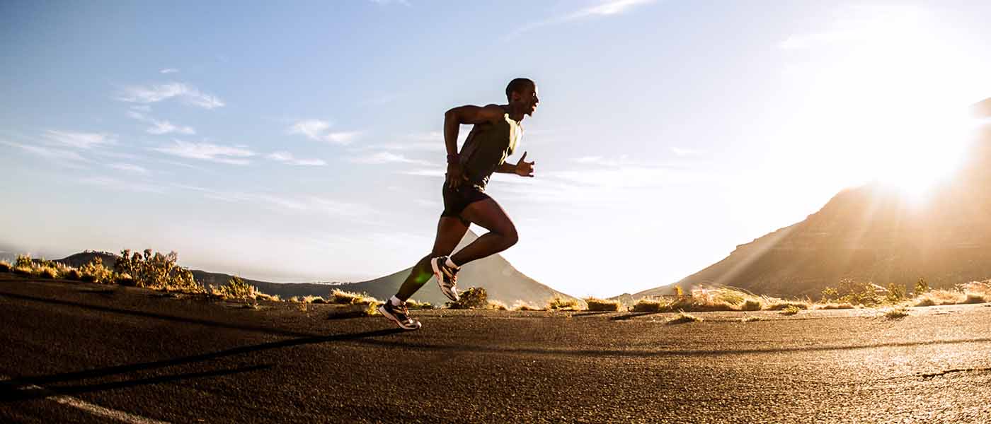man running after medical weight loss program from Genesis Lifestyle Medicine