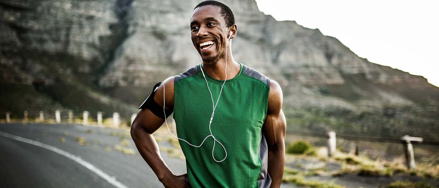 Happy man after treatment from Genesis Lifestyle Medicine.