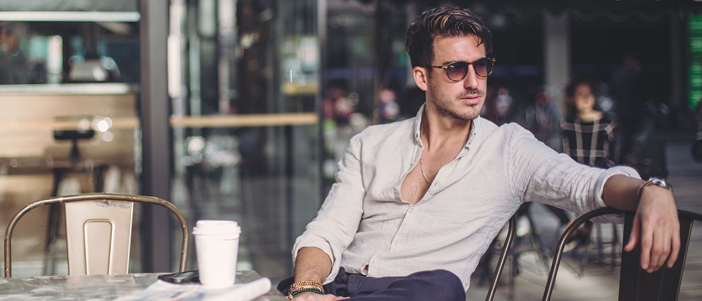Man sitting outside after ED treatment from Genesis Lifestyle Medicine.