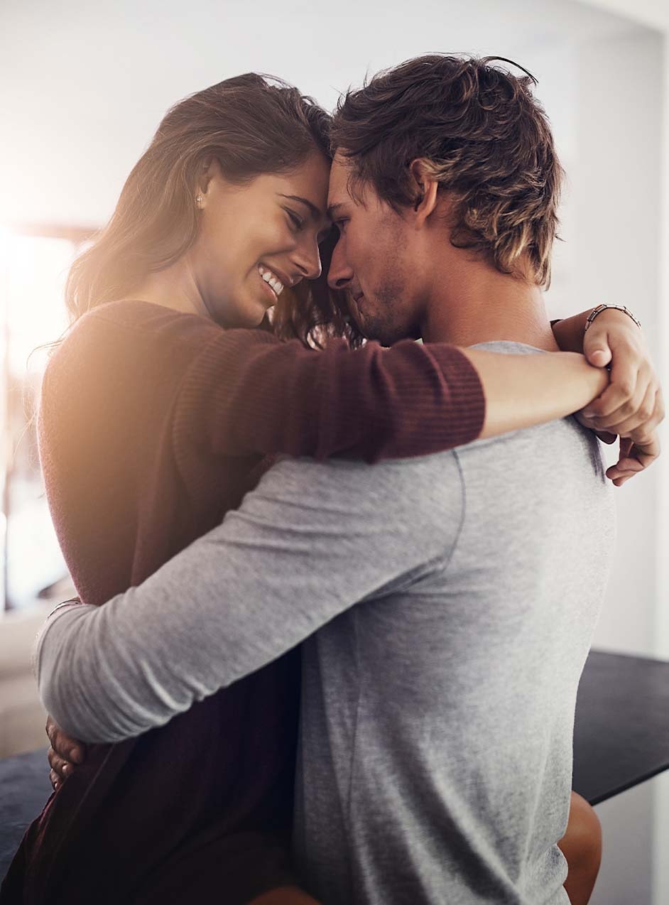 passionate couple after treatment for erectile dysfunction in Dallas, TX