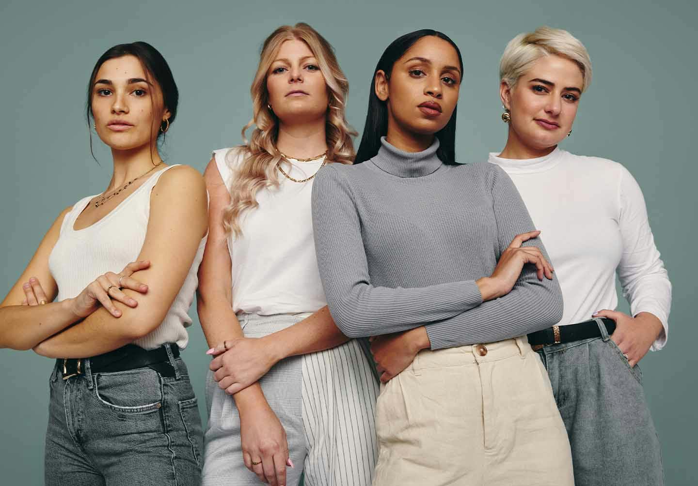 Group of confident women after incontinence treatments in Portland, TX