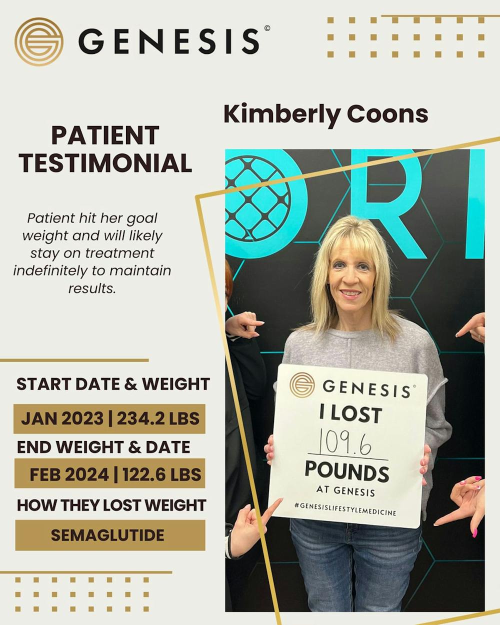Weight Loss Before & After Gallery - Patient 263406 - Image 1