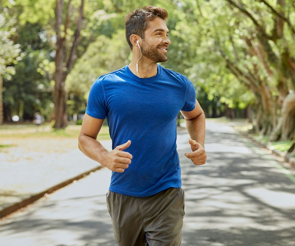 wan walking outsise after medical weight loss program in Alpharetta