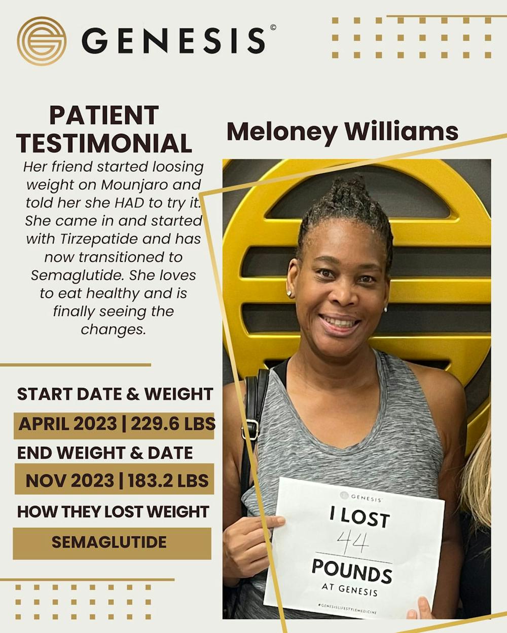 Weight Loss Before & After Gallery - Patient 441658 - Image 1