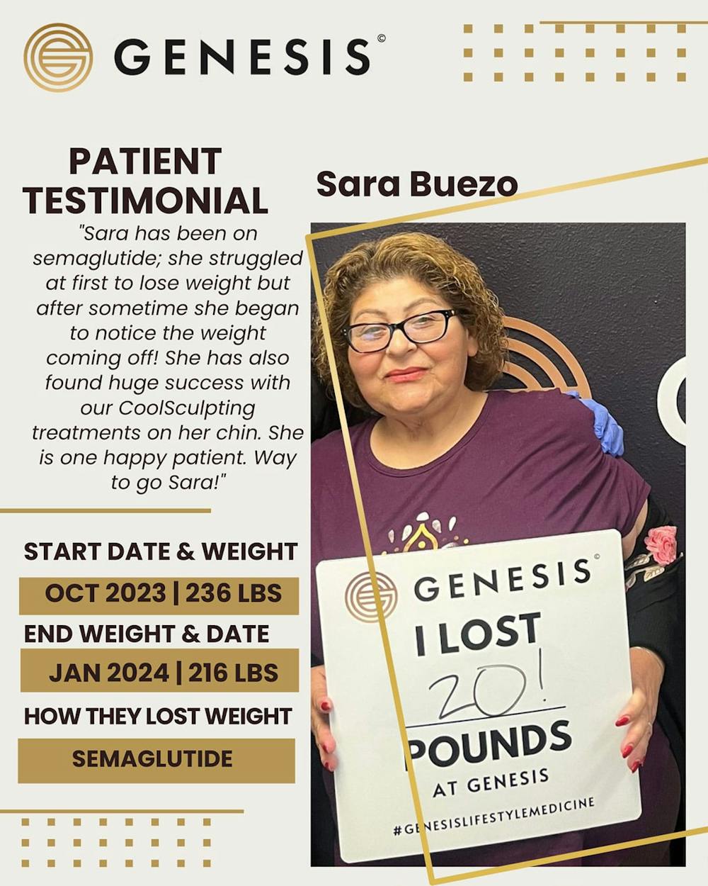 Weight Loss Before & After Gallery - Patient 167585 - Image 1