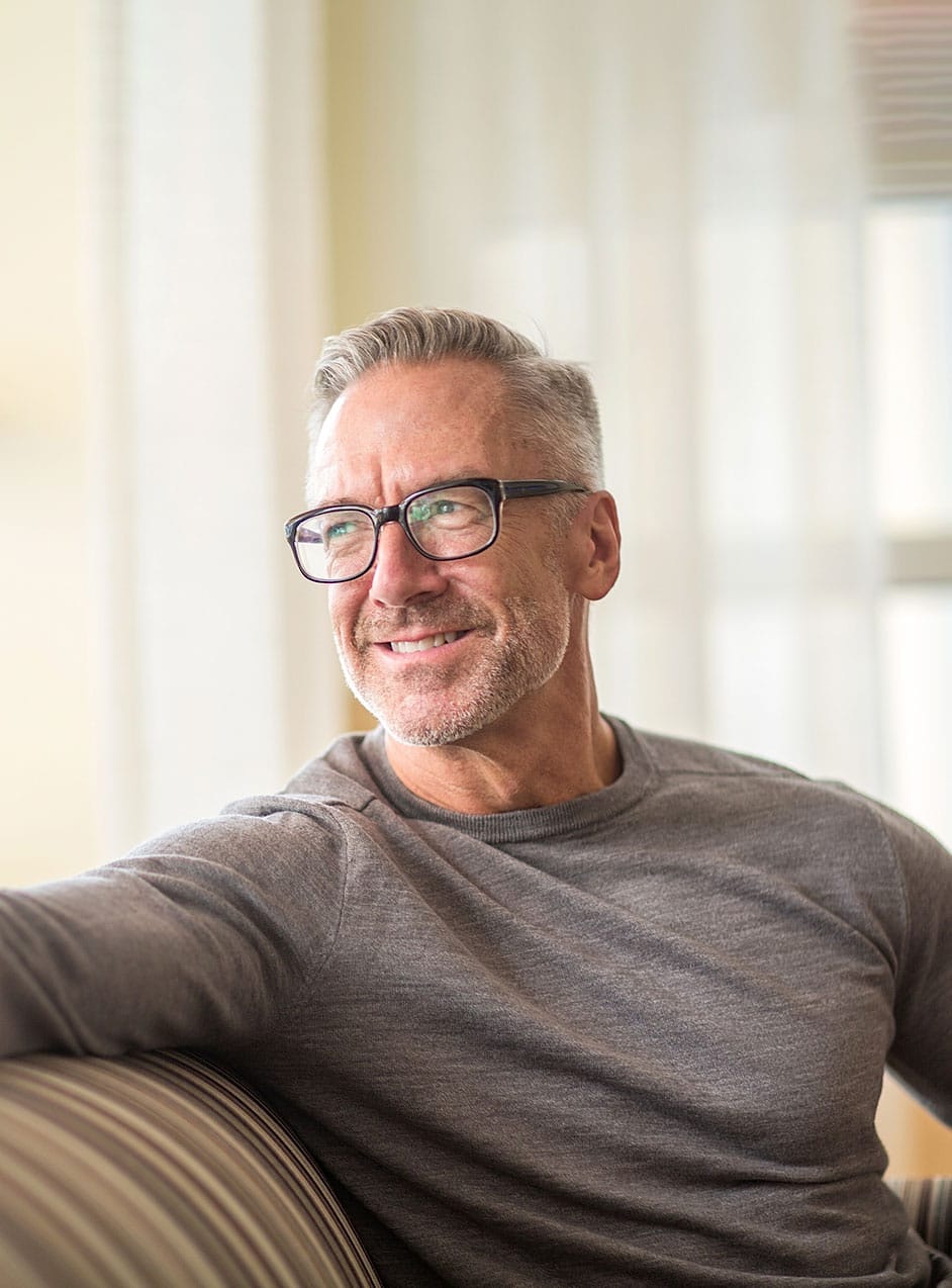 confident man after erectile dysfunction in Marshall, TX