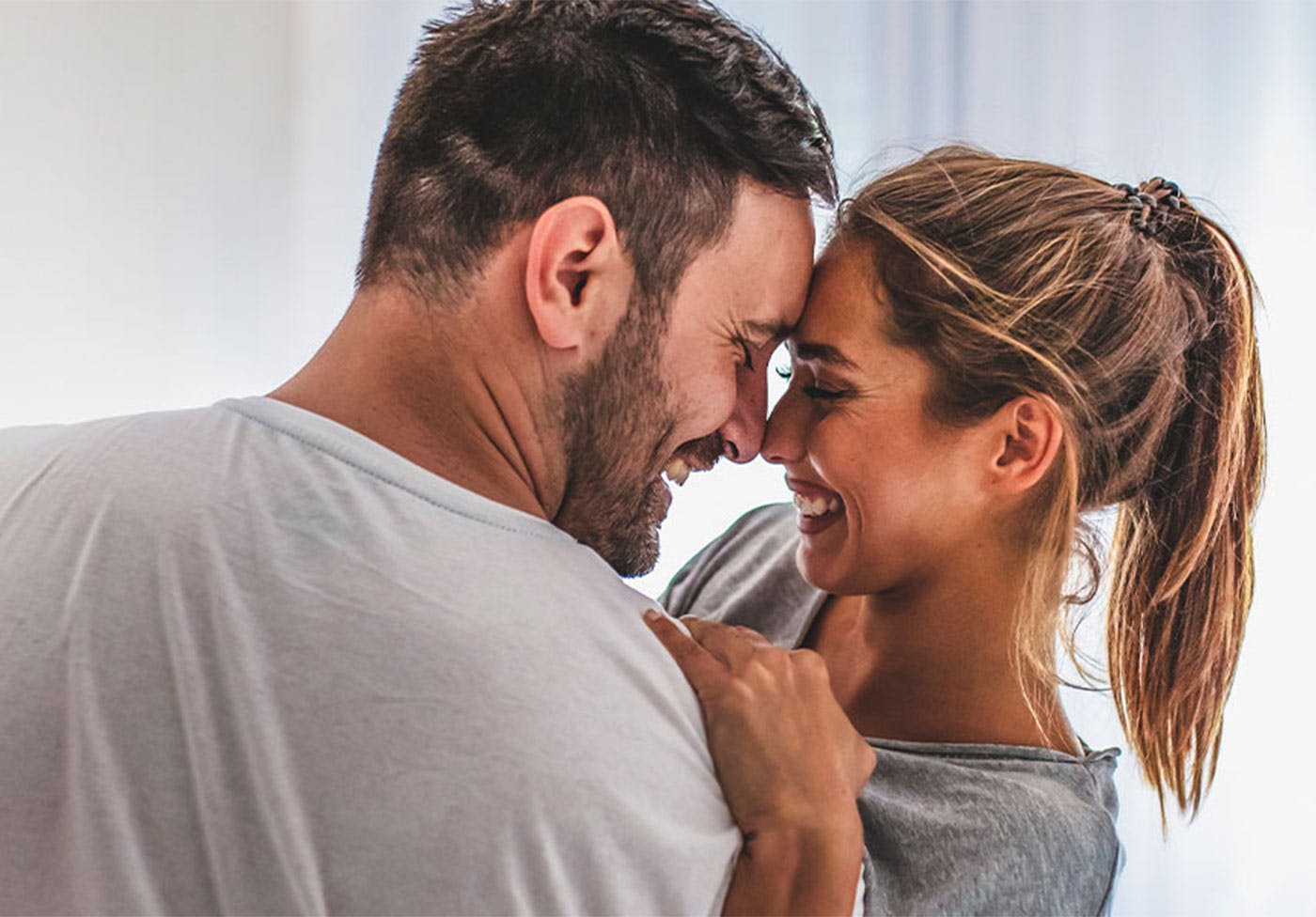 intimate happy couple after P-Shot treatment in Yakima, WA