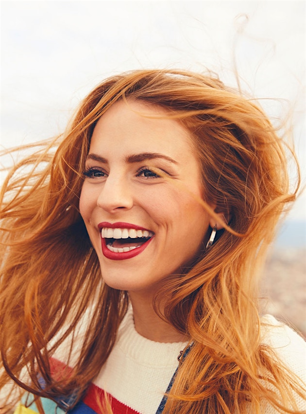 woman laughing after Botox in Longview, TX