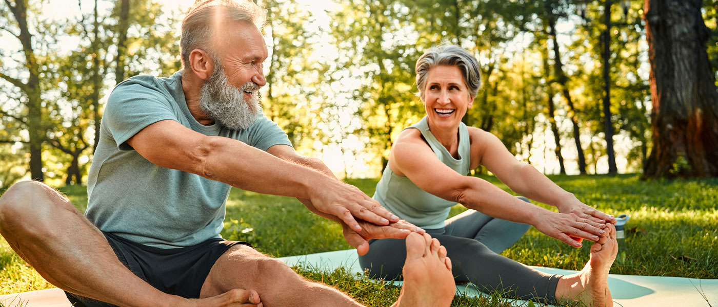Couple exercising after medical weight loss program from Genesis Lifestyle Medicine.