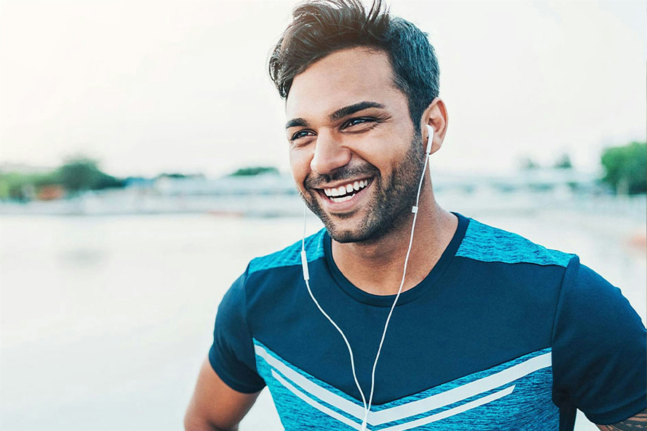 Happy man jogging after Phentermine prescription in Nashville