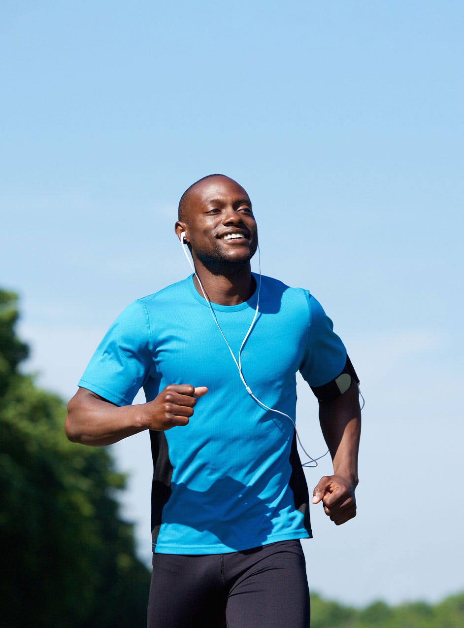 man jogging after Sermorelin treatment in Henderson, NV