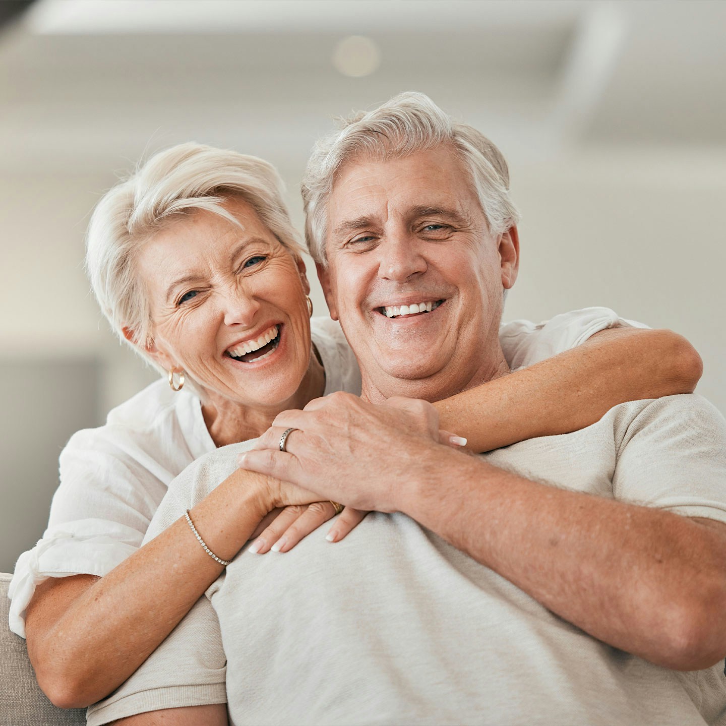 happy older couple after Methylene Blue treatment in Franklin, TN