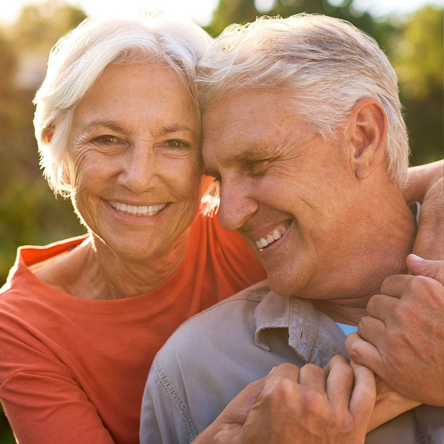 happy older couple after Methylene Blue treatment in Grapevine, TX