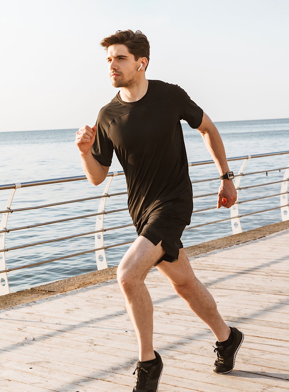 man running after Wegovy treatment in Hendersonville, TN