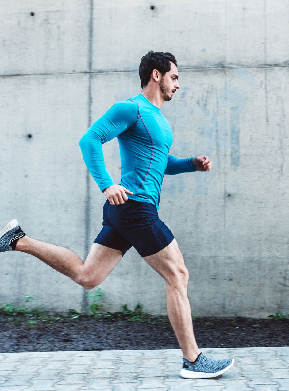 man jogging after Zepbound treatment in Fort Worth, TX
