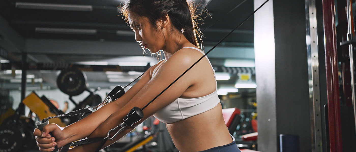 woman working out after sermorelin therapy