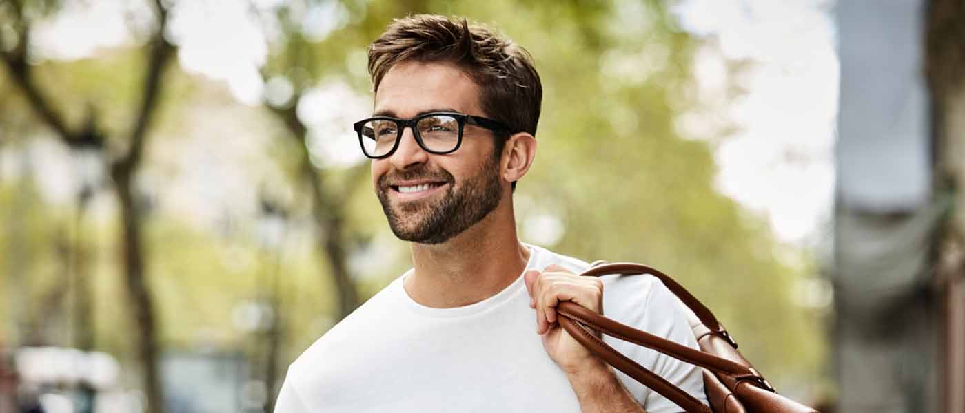 man smiling after taking sermorelin
