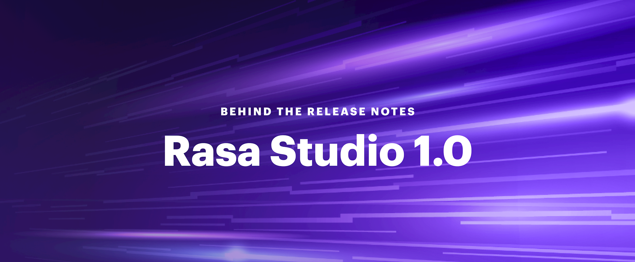 Rasa Studio 1.0 Rasa Studio 1.0