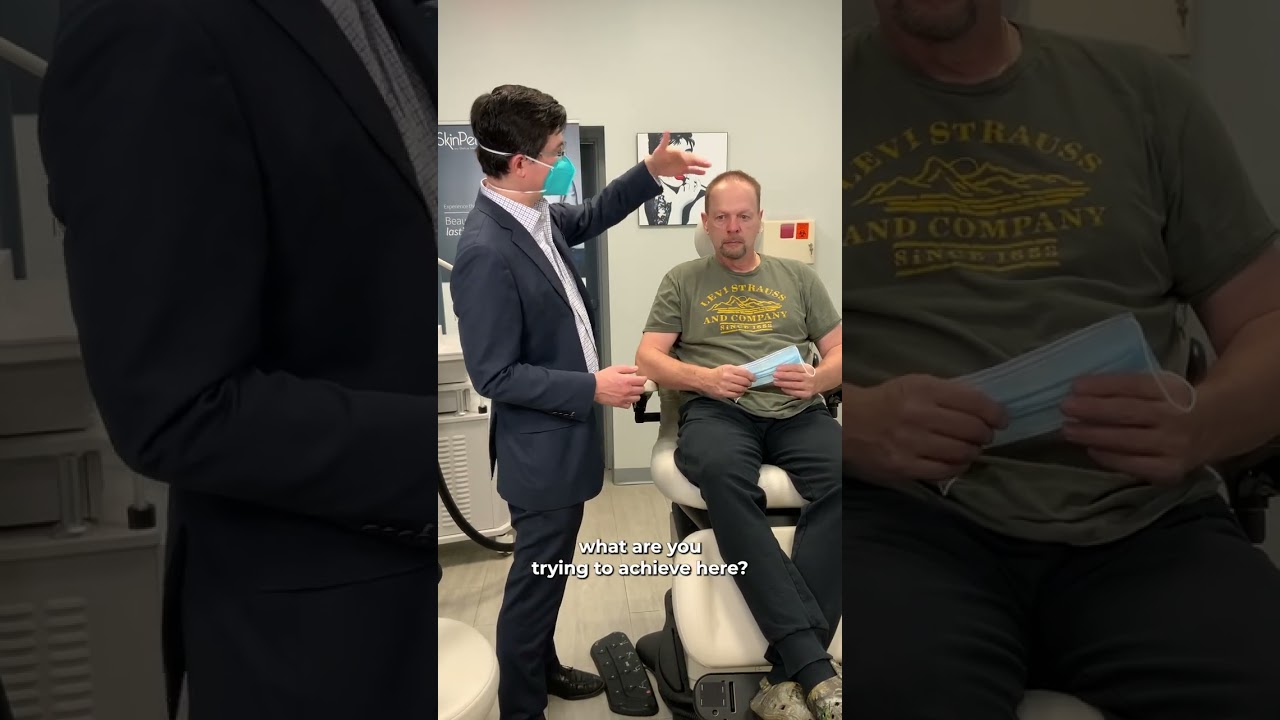 Dr. Leong with a Patient