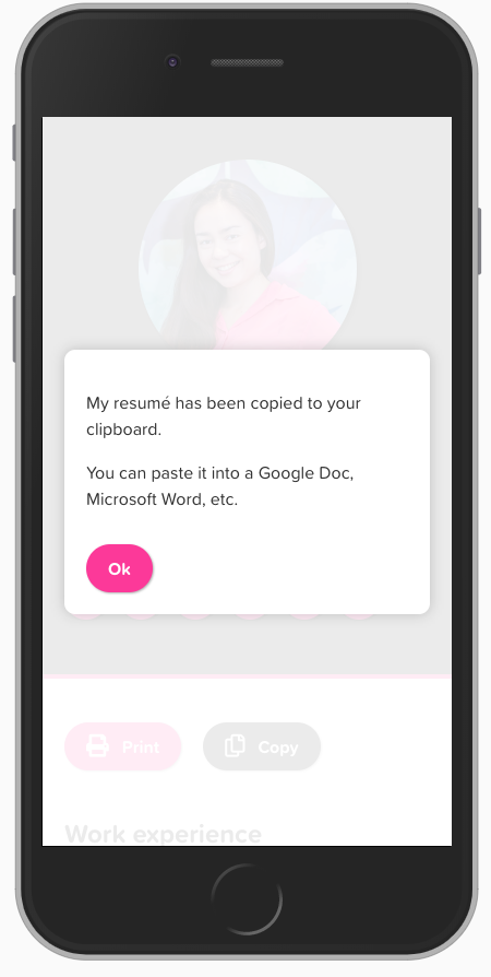 Custom modal design and development