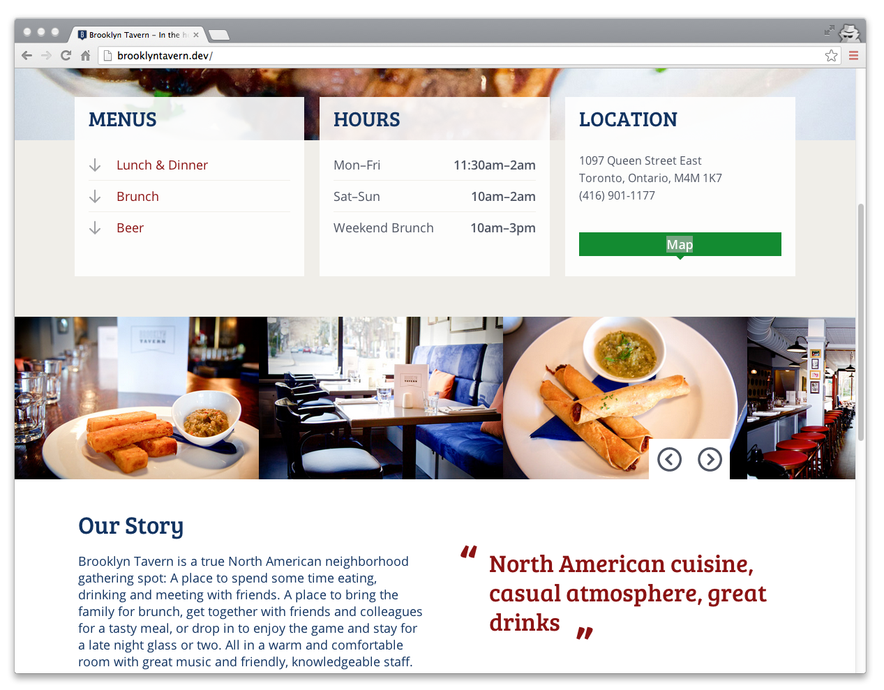 Image gallery slider that can be updated by the clients