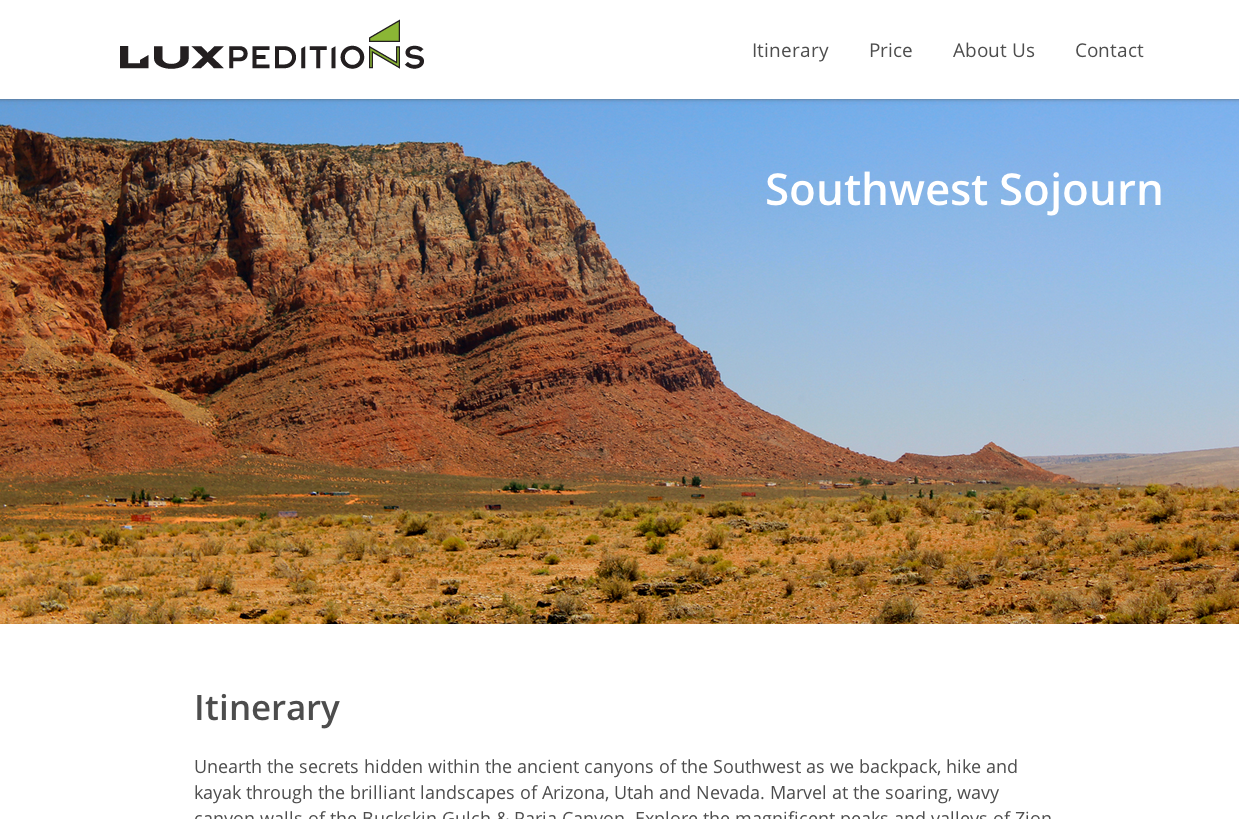 Great photography makes good use of the space available on desktop